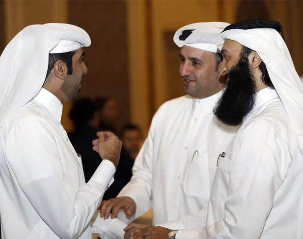 Qatari graduates celebrating